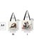 Desen 17 Boyut L 40X40 cm Özel Çiçek Pet Köpek Kedi Baskı Kadın Tote Çanta Rahat Okul Seyahat Omuz Çantası Süpermarket Için Yeniden Kullanılabilir Alışveriş Çantaları (Yurt Dışından) 5