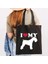 B 149 35X40 cm Sevimli Minyatür Schnauzer Köpek En Iyi Arkadaşı Aşk Kalp Fransa Ingiltere Abd Bayrağı Kabarcık Çay Dabbing Kawaii Shopper Kanvas Tote Çanta Çanta (Yurt Dışından) 1