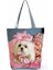 HL8717 Shih Tzu Sevimli Shih Tzu Baskı Alışveriş Çantaları Hayvan Köpek Tote Çanta Özel Grafik Bakkal Kadın Çanta Büyük Kapasiteli Omuz Çantaları (Yurt Dışından) 1