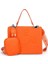 19ORANGE Kabartmalı Işe Gidiş Çantası Trendy Pu Deri Omuz Çantaları Bayan Çanta Çanta Vintage Kadınlar Için Crossbody Çanta Rahat Omuz Çantaları (Yurt Dışından) 1