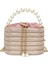 Altın 20X11X12 5 cm Lüks Elmas Kutu Çanta Çanta Inciler Boncuklu Kolu Akşam Debriyaj Taklidi Omuz Crossbody Çanta Şeker Renk Ipli Çanta (Yurt Dışından) 1
