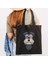 B 142 35X40 cm Sevimli Minyatür Schnauzer Köpek En Iyi Arkadaşı Aşk Kalp Fransa Ingiltere Abd Bayrağı Kabarcık Çay Dabbing Kawaii Shopper Kanvas Tote Çanta Çanta (Yurt Dışından) 1