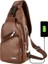 Stil 2 Erkek USB Şarj Göğüs Çantası Kulaklık Deliği ile Çok Fonksiyonlu Tek Askı Anti-Hırsızlık Göğüs Çantası Ayarlanabilir Omuz Askılı (Yurt Dışından) 4
