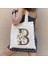 W 35X40CM Suluboya Çiçek Düğün Monogram Çiçekler Ilk Harf Baskı Kadın Kanvas Alışveriş Tote Çantaları Eko Yeniden Kullanılabilir Alışveriş Çantaları (Yurt Dışından) 5