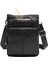 701BLACK-LASER Westal Messenger Çanta Erkek Omuz Hakiki Deri Çanta Flap Küçük Erkek Adam Erkekler Için Crossbody Çanta Doğal Deri Çanta M701 (Yurt Dışından) 1