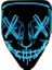 Douler Halloween Cadılar Bayramı Kostümü Parti LED Işıklı Neon Maske (Yurt Dışından) 1