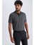 Regular Fit Basic Kısa Kollu Polo Tişört X7133AZ23SM 1