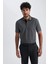 Regular Fit Basic Kısa Kollu Polo Tişört X7133AZ23SM 3