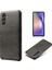 Samsung Galaxy A35 5g Pu Deri + Pc Cep Telefonu Kapağı Buzağı Dokulu Kılıf (Yurt Dışından) 5