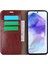 Samsung Galaxy A55 5g Cüzdan Kılıf Crazy Horse Dokulu Bölünmüş Deri + Tpu Telefon Kapağı (Yurt Dışından) 2