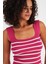 Alexandergardı Kare Yaka Çizgili Crop ATLET(A92341-S) 2