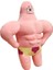 Yaratıcı ve Komik Spongebob Squarepants Patrick Yıldız Kas Bebek Peluş Oyuncak Abs Göğüs Kas Bebek Erkek Arkadaşı Yastık (Yurt Dışından) 1