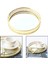 Altın Yuvarlak Mum Tepsi Şifonyer Dekoratif Vanity Tepsi 17.5cm (Yurt Dışından) 5
