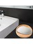 Ahşap Vanity Tepsisi Tezgah Organizatör Tutucu Sabun Tutucu Ev Banyo Yuvarlak (Yurt Dışından) 5