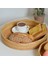 Petsloveit Yuvarlak Rattan Servis Tepsisi Servis Sepetleri El Dokuma Şeker Tabakları 28CMX3CM (Yurt Dışından) 5