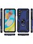 Samsung Galaxy A15 Uyumlu Kılıf Sofya Yüzüklü Standlı Zırhlı Korumalı Silikon Kılıf 2