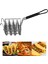 Paslanmaz Çelik Taco 4/6 I Kıış Tortilla Kızartma Sepeti Taco 4 V Şekli Orta (Yurt Dışından) 4