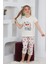 Kapi Kids Kız Çocuk Kaprili-Kiraz Baskılı Pijama Takımı 3-11 Yaş 6067-68 2