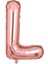 34 Inç 80 cm Rose Gold Folyo Rakam Balon L 1