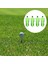 4x Naylon Golf Headsacers Mobacs Değiştirilebilir No. Cover Protecter Green (Yurt Dışından) 4