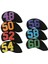 7x Golf Demir Headcover Golf Kulübü Kafa Kapağı Çok Sayıda Golfçü Hediyesi (Yurt Dışından) 1