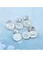 H Ha Düzensiz Daire Unicorn Kek Aşk Mezuniyet Italyan Charm Fit 9mm Bilezik Paslanmaz Çelik Takı Yapımı DJ164 (Yurt Dışından) 3