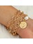 D990221B Flashbuy Trendy Altın Renk Zincir Bilezikler Kadınlar Için Metal Geometrik Zincir Bildirimi Bilezikler Moda Aksesuarları (Yurt Dışından) 4