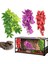 Mor Tarzı Adet Sürüngen Bitkiler 30 cm Sahte Yapraklar Habitat Dekorasyon Teraryum Rattan Geckos Kertenkele Sürüngen Habitat Dekor (Yurt Dışından) 2