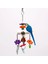 21X9CM Tarzı Renkli Boncuklar Çan Papağanlar Oyuncaklar ve Kuş Aksesuarları Pet Oyuncak Muhabbet Kuşu Parakeet Kafesi Afrika Gri Vogel Speelgoed Parkiet (Yurt Dışından) 3