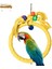 YEŞIL-20CM Tarzı Pet Papağan Kuşlar Kafes Oyuncak Pamuk Halat Daire Halka Standı Çiğneme Bite Asılı Salıncak Tırmanma Oyun Oyuncakları Cockatiel Parakeet (Yurt Dışından) 2