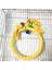 YEŞIL-20CM Tarzı Pet Papağan Kuşlar Kafes Oyuncak Pamuk Halat Daire Halka Standı Çiğneme Bite Asılı Salıncak Tırmanma Oyun Oyuncakları Cockatiel Parakeet (Yurt Dışından) 3