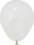 12 Inç Standart Boy Pastel Balon Şeffaf 100 Adet 1