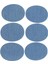 6pcs Denim Ş Oval Pantolon Kot Açık Mavi (Yurt Dışından) 1