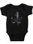 Hayalet Kurukafa Siyah Unisex Bebek Body - Zıbın 1