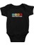Sarkazm Elementler Siyah Unisex Bebek Body - Zıbın 1