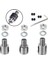 3/8mm Kaplin Vida Seti Okul Proje Ödev Hobi Uygulama Motor Mandren Için 5MM-8MM-10MM Mil 3 Adet 1
