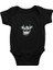 Yeşil Gözlü Goril Siyah Unisex Bebek Body - Zıbın 1