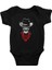 Bandanalı Kovboy Siyah Unisex Bebek Body - Zıbın 1