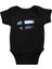 Finlandiya - Finland Siyah Unisex Bebek Body - Zıbın 1