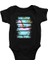 Lila At Siyah Unisex Bebek Body - Zıbın 1