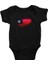 Tayvan - Taiwan Siyah Unisex Bebek Body - Zıbın 1