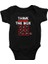 Think Outside Box Siyah Unisex Bebek Body - Zıbın 1
