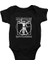Gitarist Siyah Unisex Bebek Body - Zıbın 1