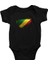 Kongo - Republic Congo Siyah Unisex Bebek Body - Zıbın 1