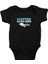 Dalgıçlık Siyah Unisex Bebek Body - Zıbın 1