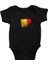 Belçika - Belgium Siyah Unisex Bebek Body - Zıbın 1