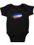 Hakasya - Khakassia Siyah Unisex Bebek Body - Zıbın 1