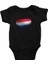 Lüksemburg - Luxembourg Siyah Unisex Bebek Body - Zıbın 1