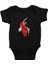 Flamenko Siyah Unisex Bebek Body - Zıbın 1