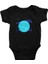 Uranüs Siyah Unisex Bebek Body - Zıbın 1